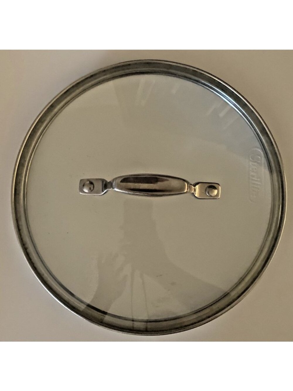 Tempered Glass Cookware Lid w Stainless Steel Rim- Fits 9-9.5" Pan Cuisinart?